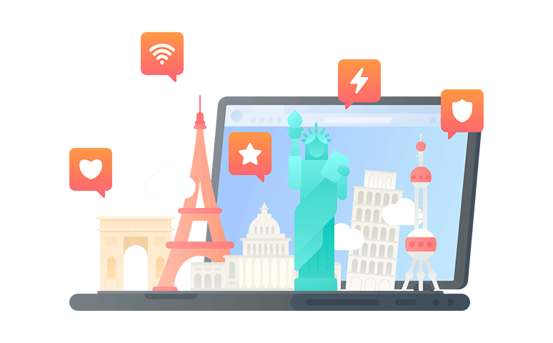 在布韦岛连接到中国的代理 - 穿回国